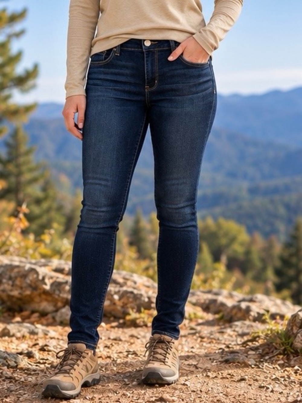 American Eagle Super Stretch Jegging X-Long 14 Dark Wash Jeans